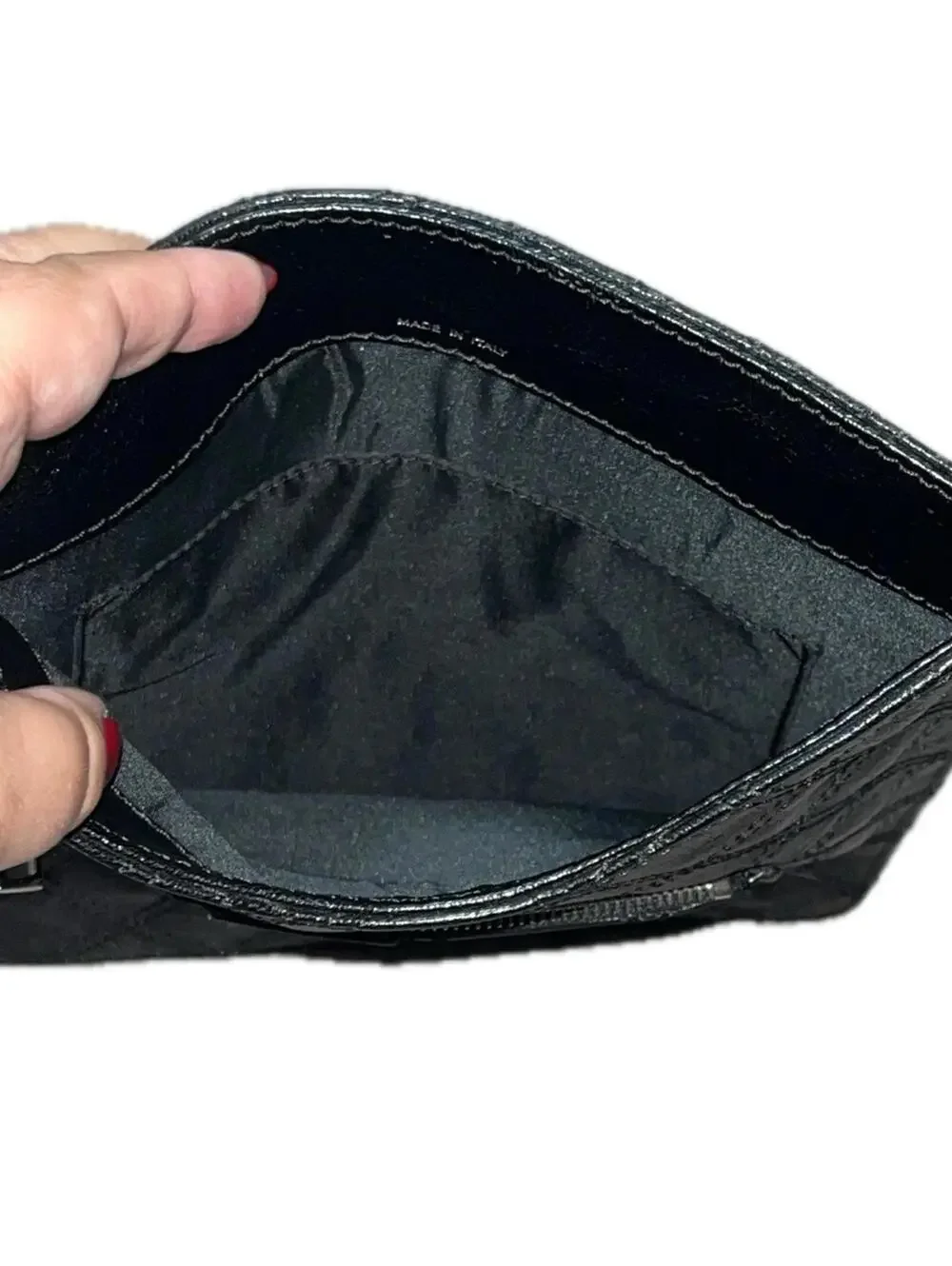 Marc Jacobs Quilted iPad Leather Case Zipper pouch on front